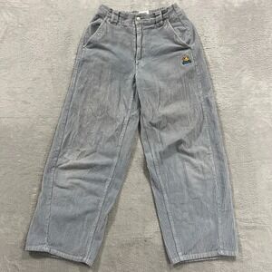 Vintage Obey Pants Womens Small Corduroy‎ Baggy Skater Y2K Streetwear Frog 90s